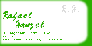 rafael hanzel business card